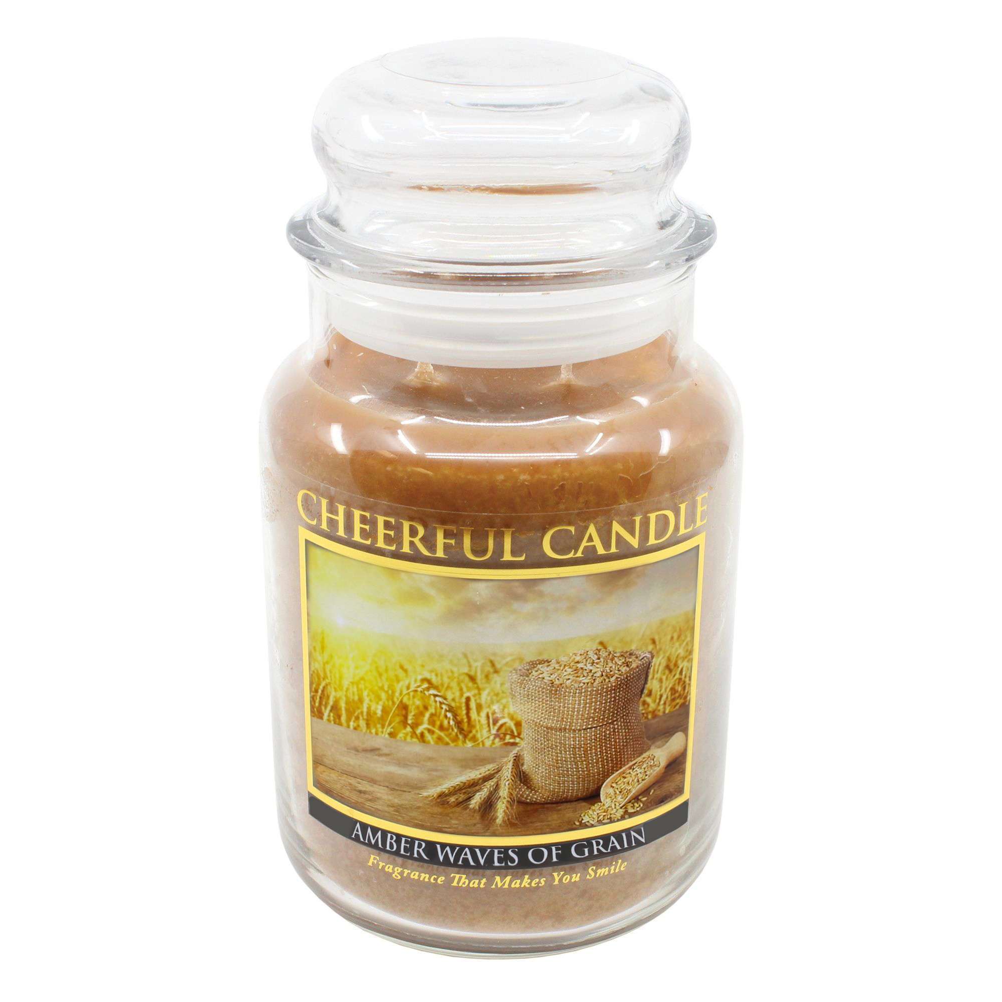 CHEERFUL CANDLE – AMBER WAVES OF GRAIN CANDELA PROFUMATA 3 DIMENSIONI MADE IN USA